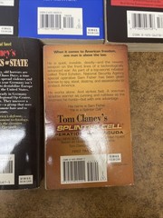 Tom Clancy Military Thriller Book Lot 8 PB HC Jack Ryan ACTION Spy Fiction