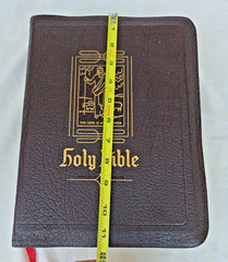 HOLY BIBLE Good Leader Authorized KJV 1952 Red Letter Leather Bound Gold Gilded