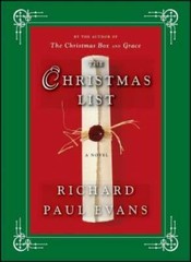 The Christmas List: A Novel – Hardcover By Evans, Richard Paul – VERY GOOD