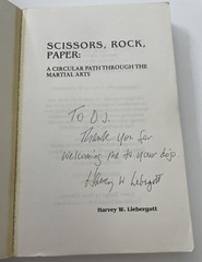 SCISSORS, ROCK, PAPER 1996 A CIRCULAR PATH THROUGH THE MARTIAL ARTS KARATE