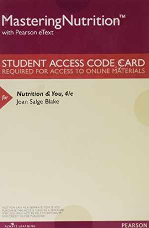 MasteringNutrition plus MyDietAnalysis with Pearson – Misc. Supplies – New a