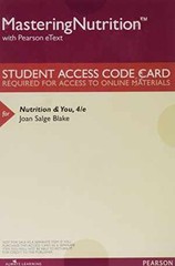 MasteringNutrition plus MyDietAnalysis with Pearson – Misc. Supplies – New a