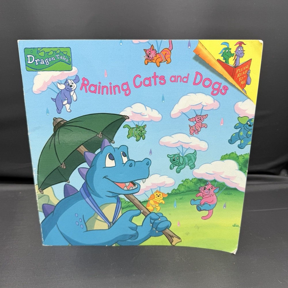 Dragon Tales ‘Raining Cats and Dogs’ Paperback Vintage 2003 Irene Trimble Y2K