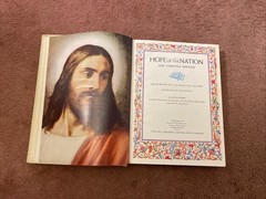 NATION 1952 Hope of the Nation: Our Christian Heritage 1952 Leather Rare OOP