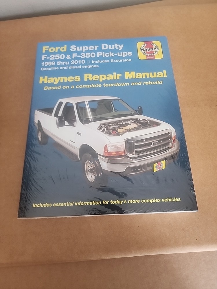 1999 thru 2010 Ford Super Duty F-250 & F-350 Pick-Ups Haynes Repair Manual *New*