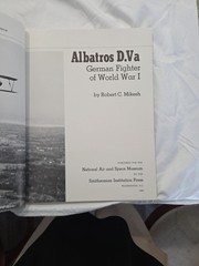 Albatross D.Va German Fighter Of World War 1 Volume 4