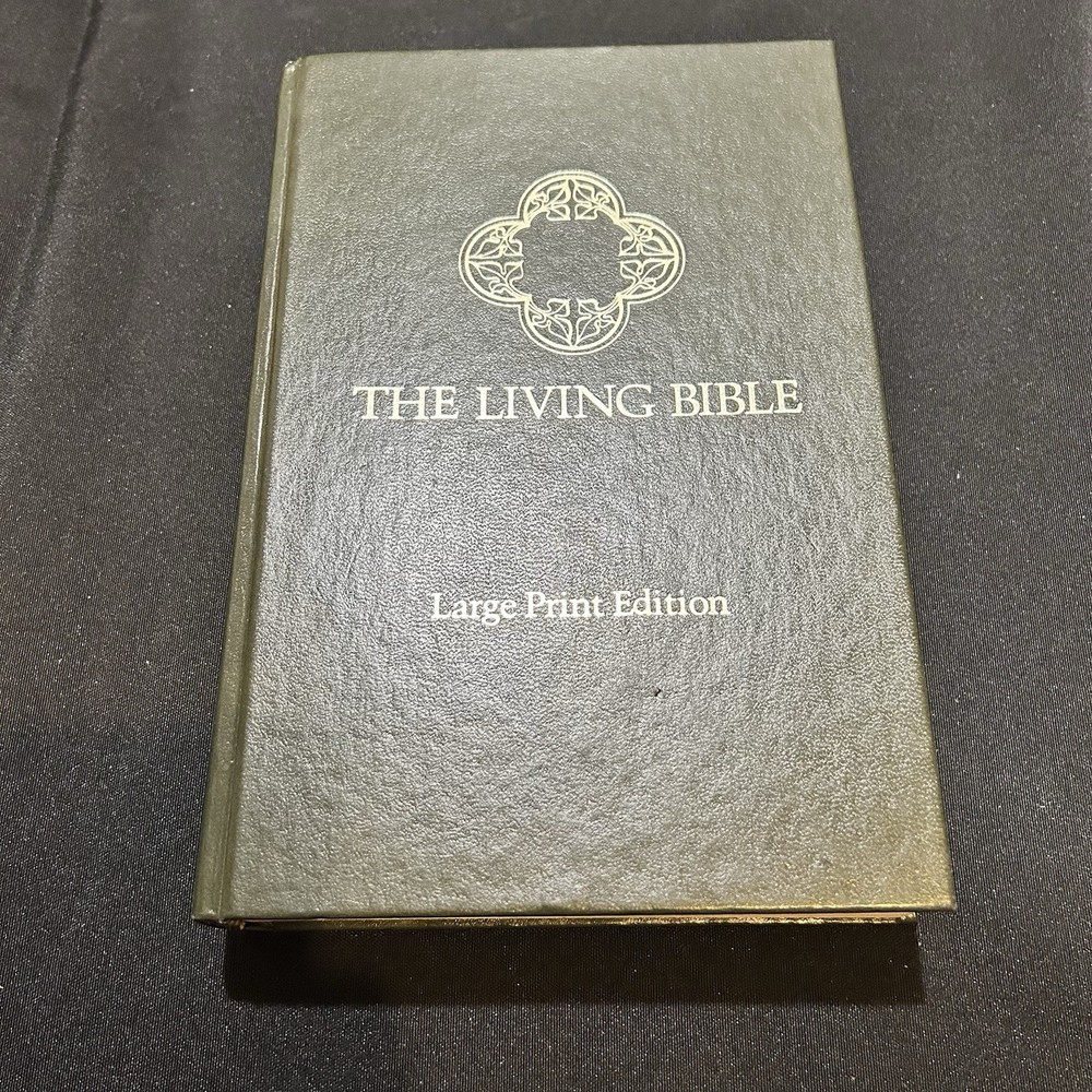 1971 The Living Bible: Paraphrased: Large Print Red Letter Edition Hardcover