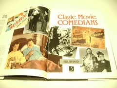 Huge 1995 Hardcover Book, CLASSIC MOVIE COMEDIANS, Packed with Photos, 176 pages