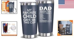 Funny Insulated Tumbler for Dad – 20 oz Break-Resistant Gift Idea