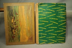 6 vintage old worn Western action paperback books novel classics Zane Grey etc.