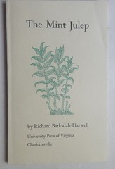 THE MINT JULEP RICHARD HARWELL 1975 SC recipe history ceremony Kentucky Derby
