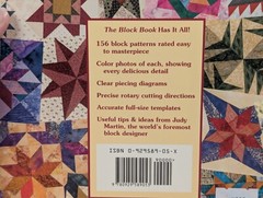 The Block Book Judy Martin Quilt Pattern Designs Ideas Rotary Shape – Vintage