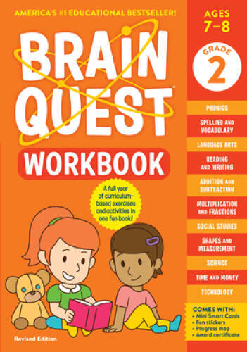 Brain Quest Workbook: 2nd Grade Revised Edition (Brain Quest Workbooks) – GOOD