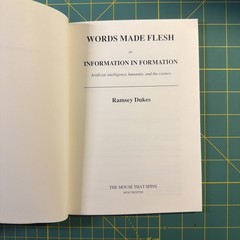 Ramsey Dukes Words Made Flesh 1988 1st Edition Don Kraig Copy Chaos Magic Occult