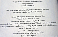 Historia De La Nueva Mexico, 1610 Gaspar Perez de Villagra Spa/Eng HC 1992