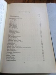 Chief Modern Poets Of America, 1936, Selected/edited by Sanders And Nelson