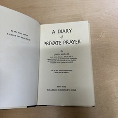 Vintage A Diary of Private Prayer John Baillie HCDJ 1949 Charles Scribner’s Sons