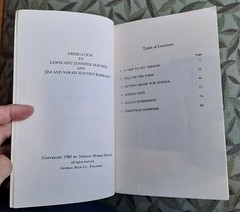 Little Schoolhouse On The Hill by Strelsa Morris Machen, 1980, SIGNED, 102 pages