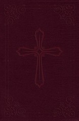 NIV Compact Bible – Burgundy LeatherSoft w/ Cross
