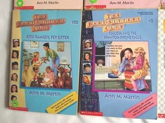 Vintage Babysitter Club Paperback Books Lot Of 13 Ann Martin Apple Fiction