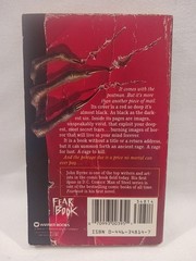 Fear Book John L Byrne 1988 Paperback First Edition 1st Printing Vintage Horror
