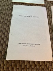 4 Pc 1940s “How To Get Your Ideal Man”booklets Hollywood Personality Institute