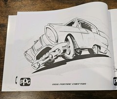 Lot Of 10 NEW- 2016 PPG Industries-Hot Rod Coloring Book- 30 Pages- CAR HOBBIEST