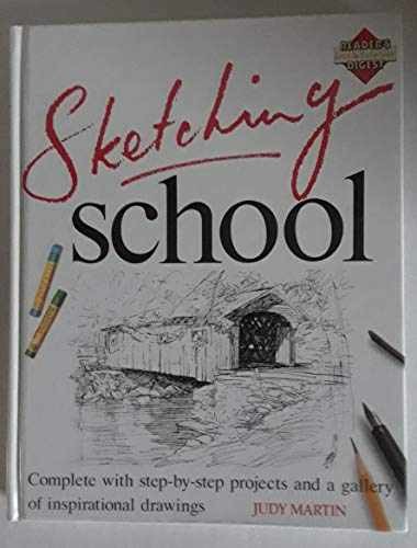 Sketching School (Learn as You Go) – Hardcover, by Judy Martin – Very Good b
