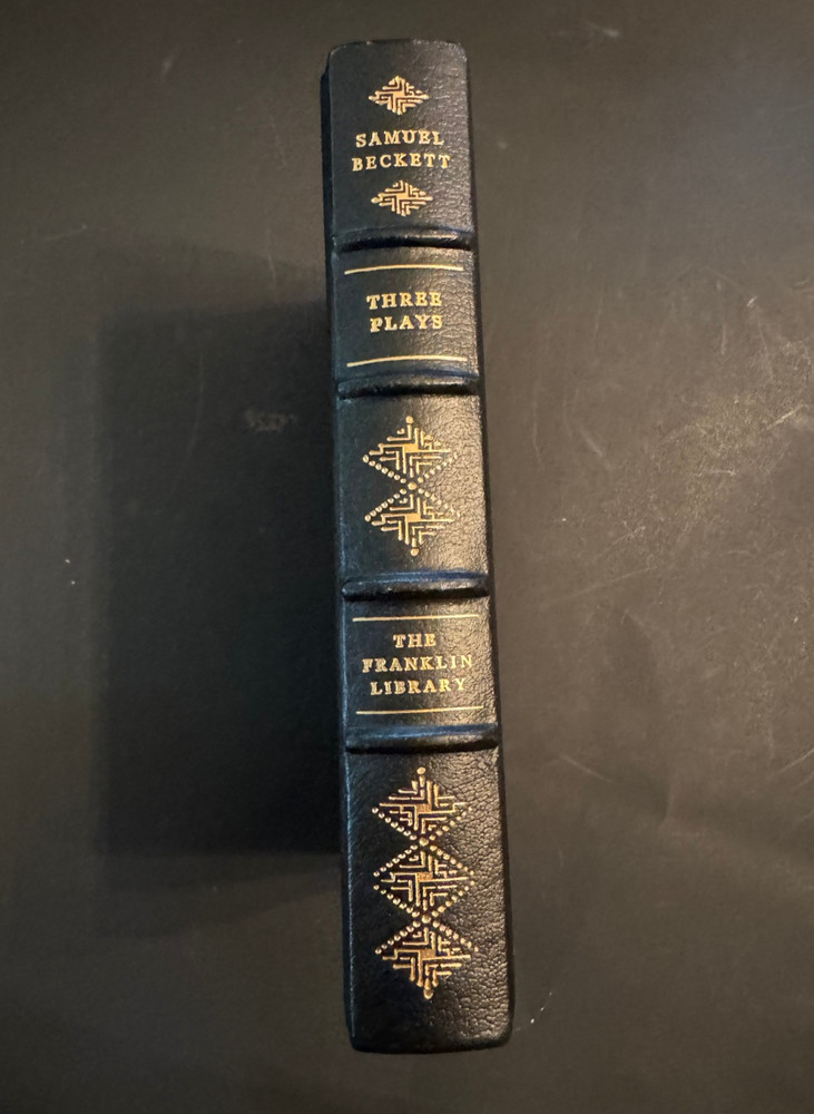 Samuel Beckett – Three Plays – Franklin Library Limited Edition, 1981