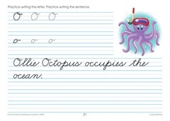 School Zone Cursive Writing Workbook: 32 Pages, 3rd Grade, 4th Grade,…