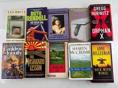 Lot Of 10 Mystery Thriller Paperback Books, Mixed Authors as Shown – Bundle A