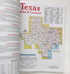 Texas Atlas & Gazetteer [Delorme Atlas & Gazetteer] 2005 – 168 Pages
