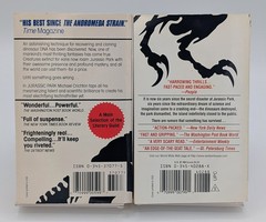 Michael Crichton Jurassic Park Lost World Paperback Lot Dinosaur Thriller