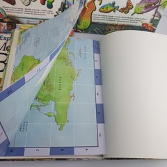 SW Advantage Lot of 6 Explore & Learn HC Homeschool Learning w Fold Out Maps