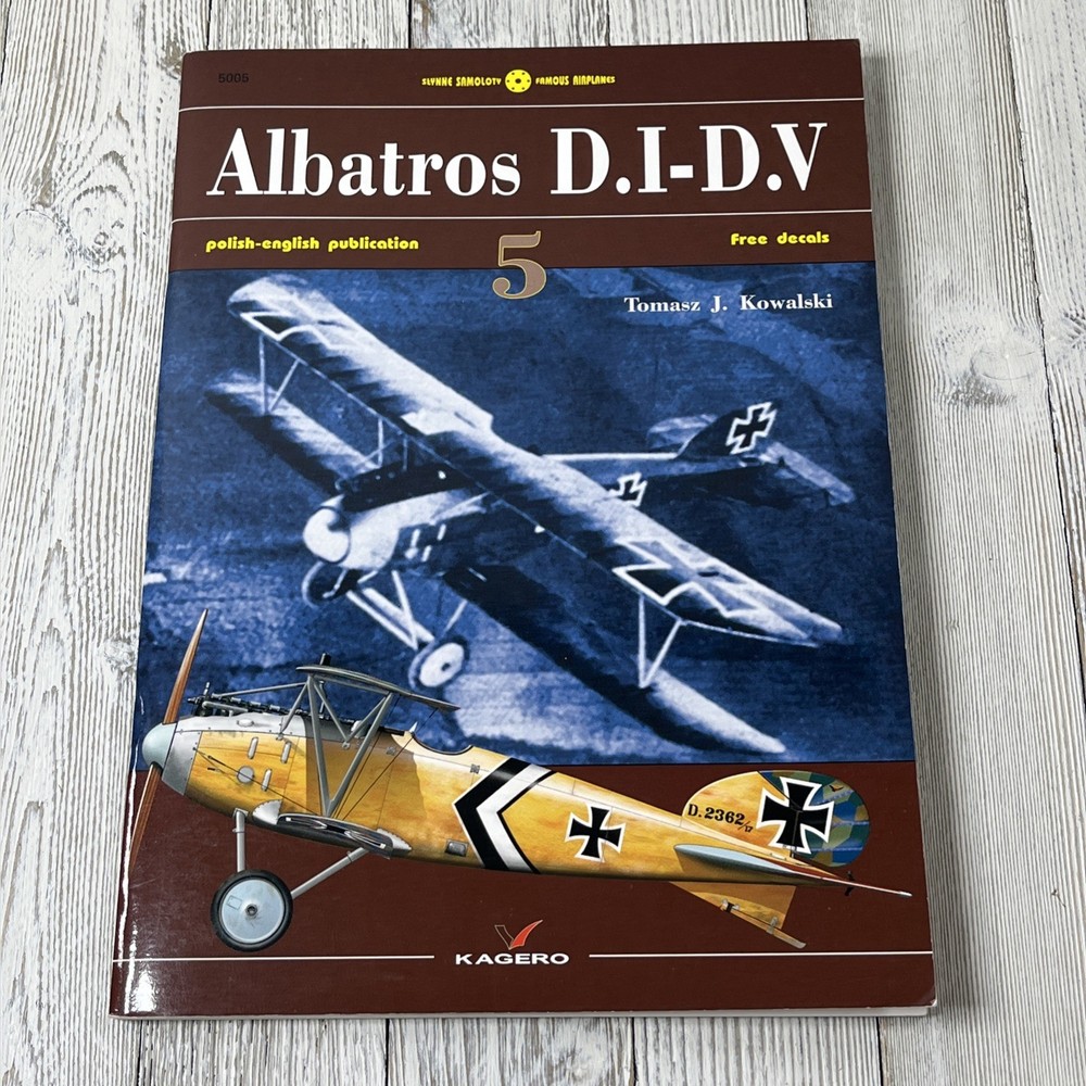 Kagero 5005 Albatros D.I-D.V Polish English NO DECALS