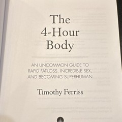The 4-Hour Body by Timothy Ferriss Hardcover Health Fitness Weight Loss