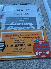 WALT DISNEY’S LIVING DESERT 1953 Press Release Special Campaign Book Rare