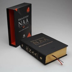 Bíblia de Estudo NAA Nova Almeida Atualizada preta nobre – portuguese ESV Bible