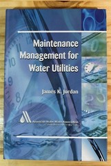 **Maintenance Management for Water Utilities: J. Jordan 2nd Ed / 2000 HC Book**