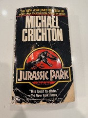 JURASSIC PARK PAPERBACK (1993) 35TH PRINTING, MICHAEL CRICHTON