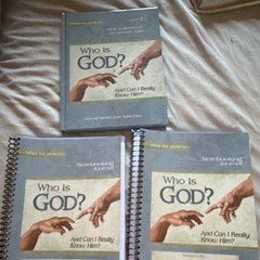 Apologia Worldview Series Who Is God? Study Guide Workbook Lot of 3 Spiral Bound