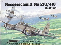 Squadron/Signal Pub. MESSERSCHMITT Me 210/440 in ACTION #147 49 PAGES~VG