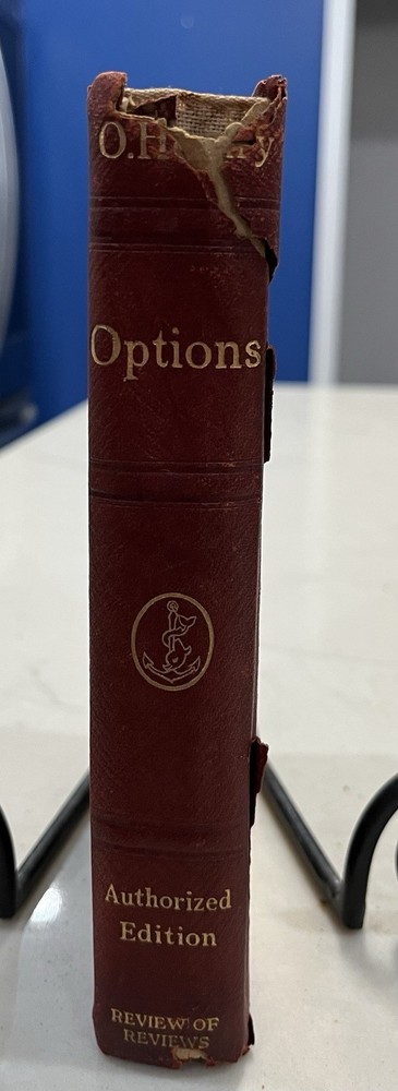 O. Henry Options Authorized Edition Hardcover 1913 Doubleday Review of Reviews