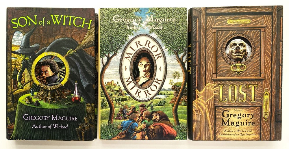 Gregory Maguire, Son of a Witch, Lost, Mirror Mirror, HC/DJ, 1st/1sts, Lot of 3