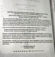 NKJV GIANT PRINT Holy Bible Indexed Edition Red Letter Brown Leathersoft NEW