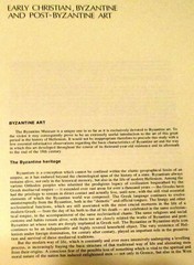 1986 The Greek Museums Byzantine Museum Softcover Book 44 Pages
