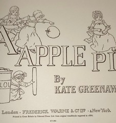 A APPLE PIE BY KATE GREENAWAY