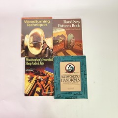 Lot 4 Woodturning Woodworker’s Pattern Book Set Band Saw Techniques Projects PB
