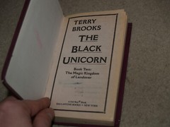 The Black Unicorn Terry Brooks Hardcover 1988 Del Rey Follettbound