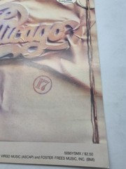 You’re The Inspiration Chicago 1984 Sheet Music Piano Vocal Guitar